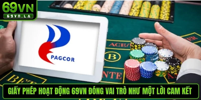 Giấy phép hoạt động 69VN đóng vai trò như một lời cam kết đanh thép