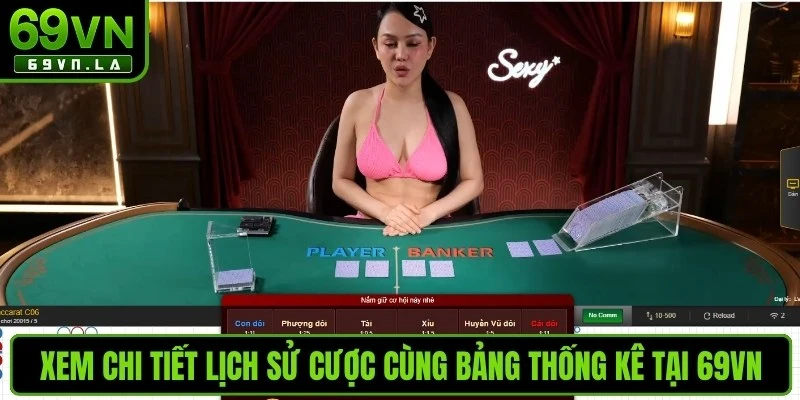 Xem chi tiết lịch sử cược cùng bảng thống kê tại 69VN